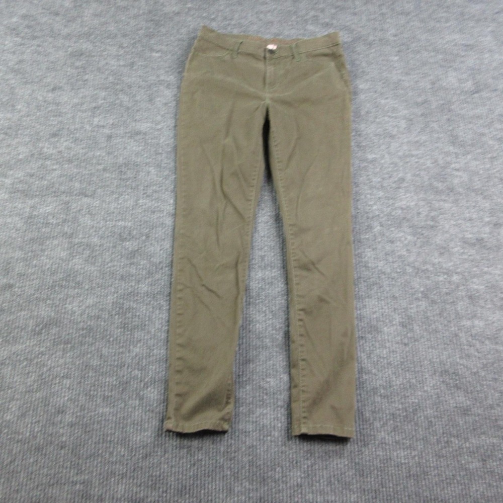 Juicy Couture Pants Womens 6 Green Skinny Chino Slim Stretch Pockets 29x29*